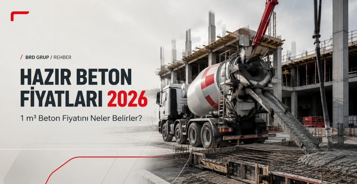 Hazır beton fiyatları 2026 ve beton döküm planlaması